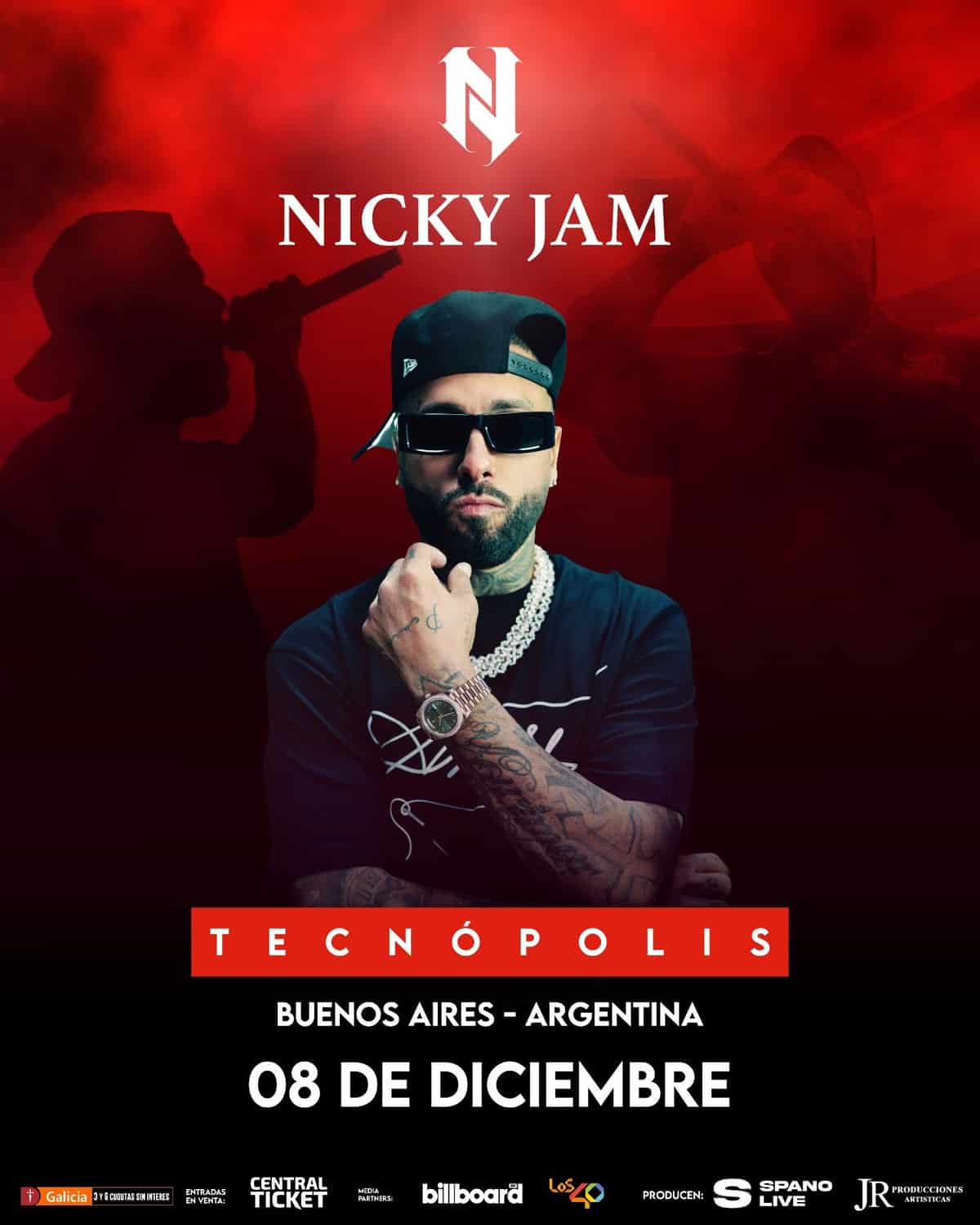 Nicky Jam regresa a Buenos Aires: un show imperdible