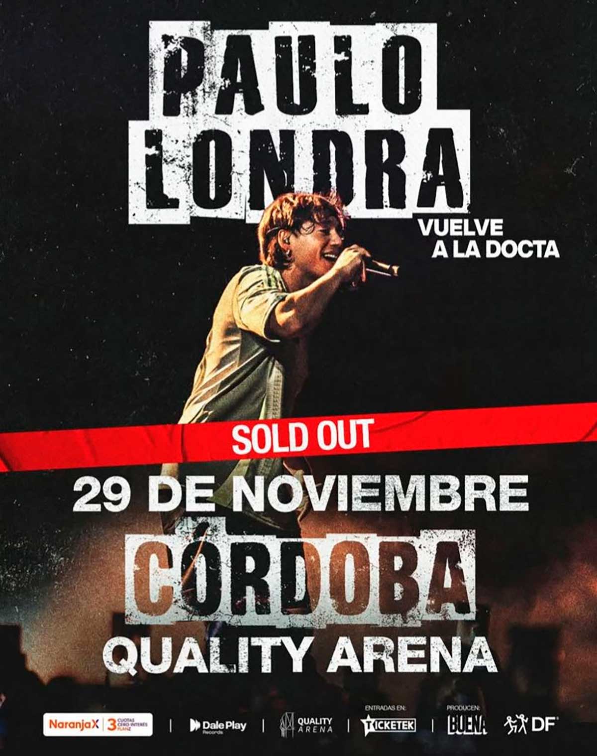 Paulo Londra cierra su gira 2025 en Córdoba: un regreso triunfal a casa